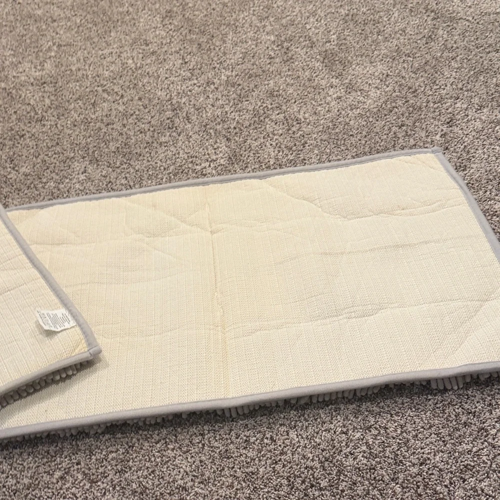 Gray NOODLE Bath Mat Set